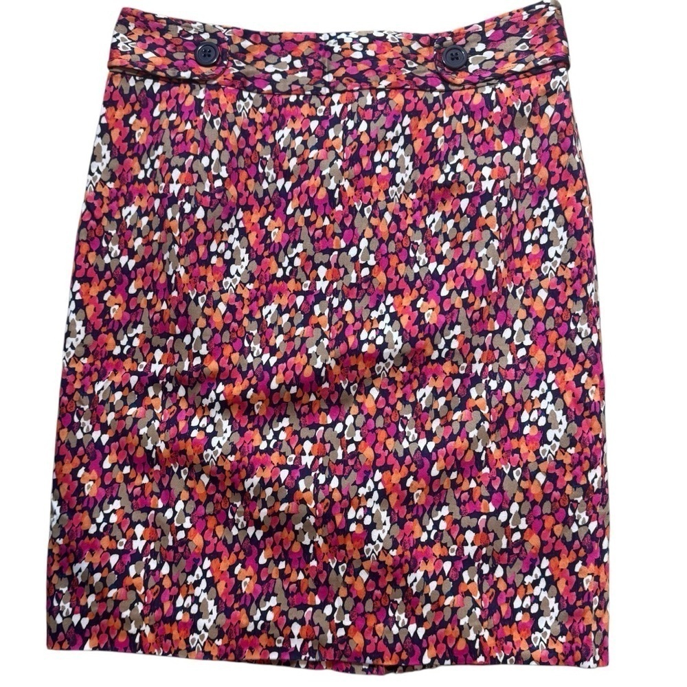 Laundry By Shelli Segal lined colorful Skirt size 4